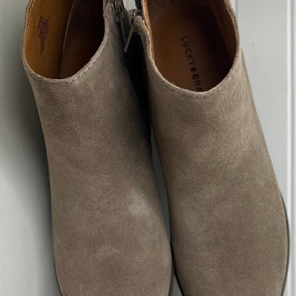 Lucky Brand | Brindle Bhadie Suede Bootie - Women Size 9.5 - Picture 8 of 8